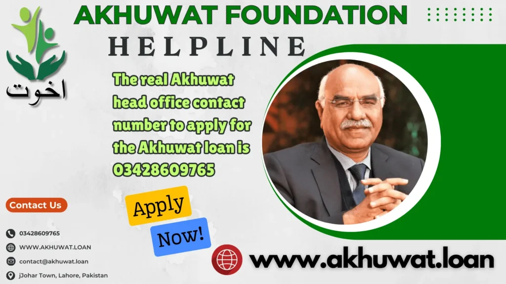 Akhuwat Loan Contact Number